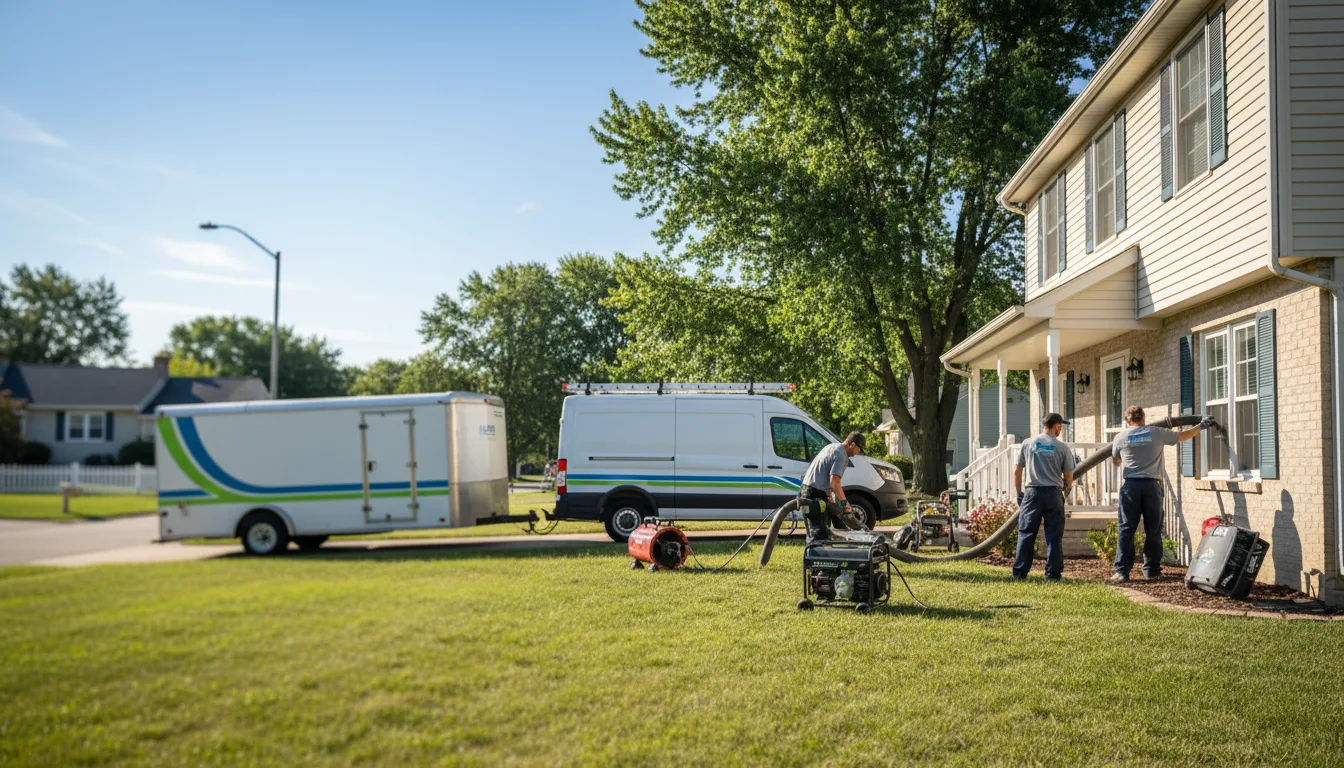 Flooded Basement Restoration And Cleanup With Repair in Danvers, MN near me